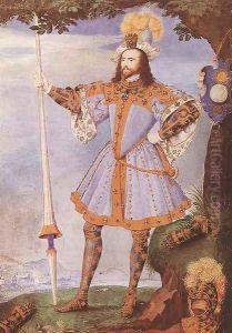Portrait of George Clifford, Earl of Cumberland c. 1590 by Nicholas Hilliard