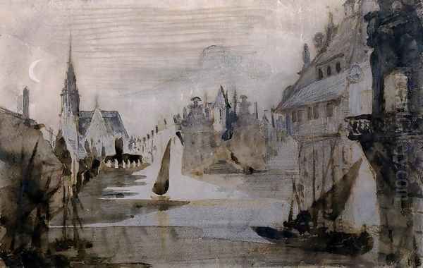 A Port in Flanders - view 1