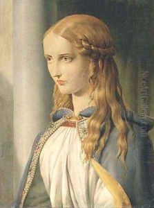 A Young Maiden by John Rogers Herbert