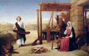 Our Saviour subject to his parents at Nazareth 3 by John Rogers Herbert