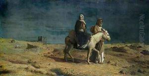 The Flight From The Sword of Herod by John Rogers Herbert