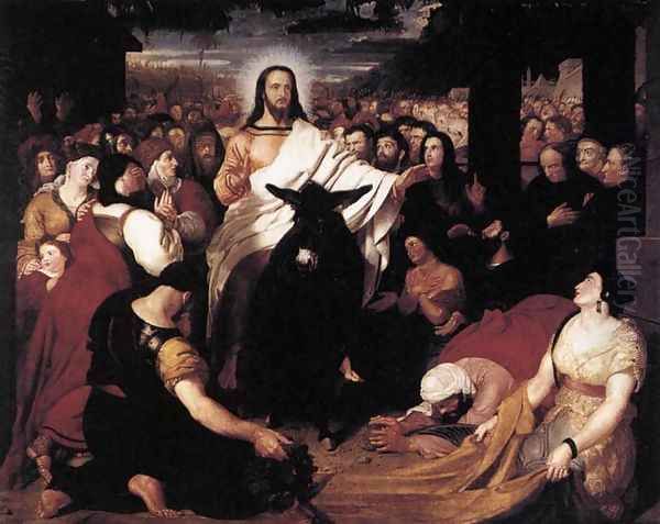 Christ's Entry into Jerusalem 1814-20 by Benjamin Robert Haydon