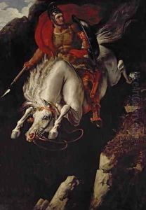 Curtius leaping into the Gulf by Benjamin Robert Haydon
