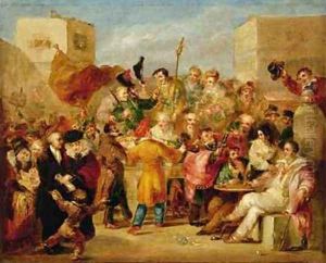 The Mock Election by Benjamin Robert Haydon