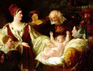 Mary Queen of Scots When an Infant by Benjamin Robert Haydon