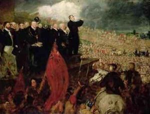 The Meeting of the Unions on Newhall Hill Birmingham by Benjamin Robert Haydon