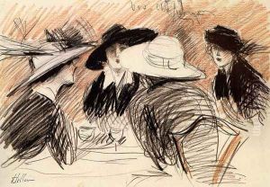 Vos Chapeaux (or Ladies at the Ritz, New York)