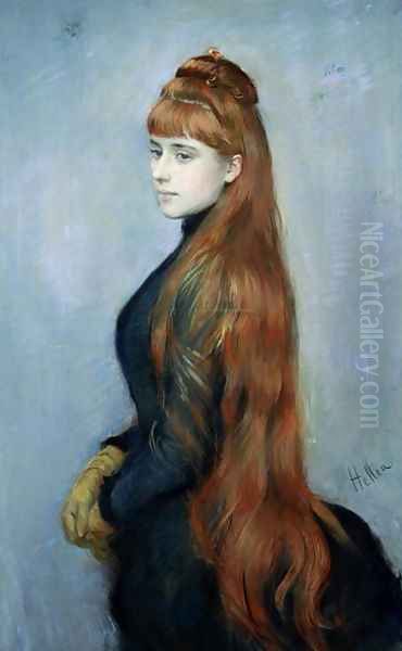 Portrait of Mademoiselle Alice Guerin by Paul Cesar Helleu