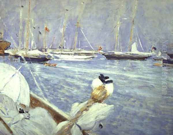 Dora Hugo and the artist's wife - view 1
