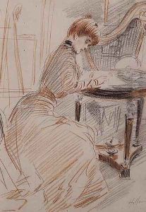 Madame Helleu Writing