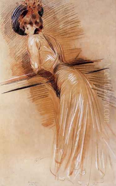 Elegant Woman at the Rail - view 1