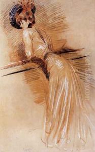 Elegant Woman at the Rail