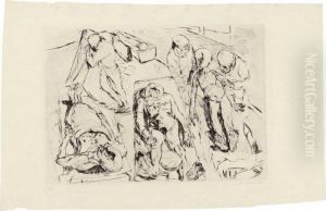 Morgue (das Leichenhaus) by Max Beckmann