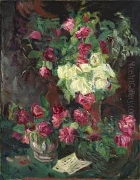 "stilleben Mit Roten Rosen" - view 1
