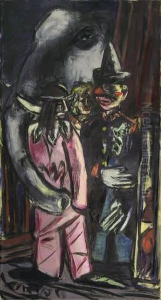 "elefant Und Clown Im Stall" - view 1