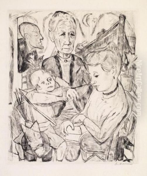 Familienszene(familie Beckmann) - view 1