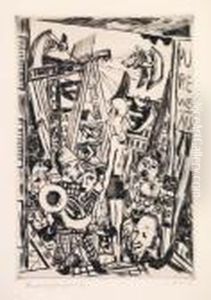 Der Grossemann by Max Beckmann