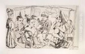 Vor Demmaskenball by Max Beckmann