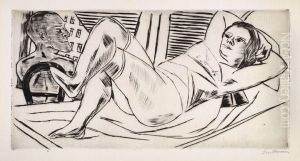 Siesta by Max Beckmann