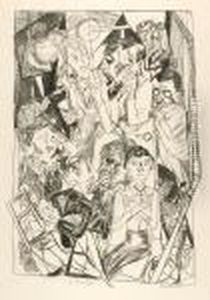 Dieideologen by Max Beckmann