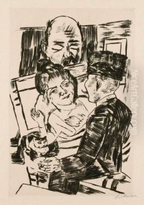 Diepelzmutze by Max Beckmann