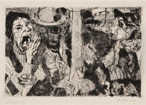Strasse Ii by Max Beckmann