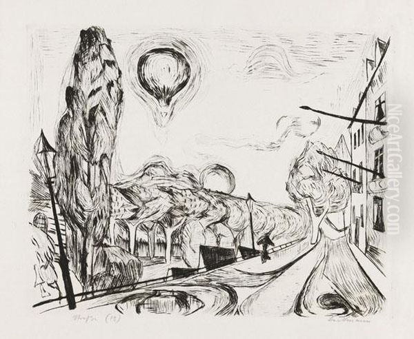 Landschaft Mit Ballon. - view 1