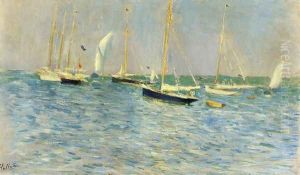 Fleet of Sailboats