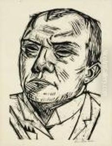 "selbstbildnis" by Max Beckmann