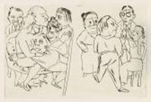 Ebbi: Illustrationen Fur Akte I Und Ii. by Max Beckmann