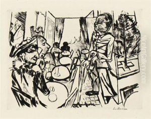 Christmas 1919 by Max Beckmann