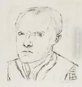 Selbstbildnis by Max Beckmann