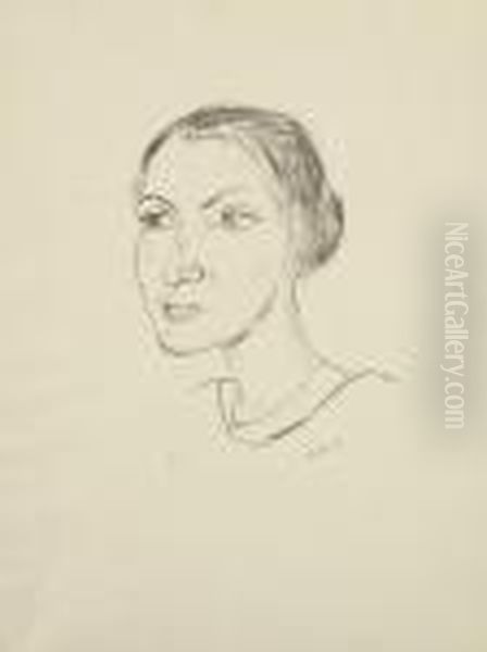 Frauenkopf Mit Halskette (frau Parcus) - view 1