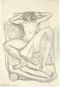 Sitzende (seated Woman) by Max Beckmann