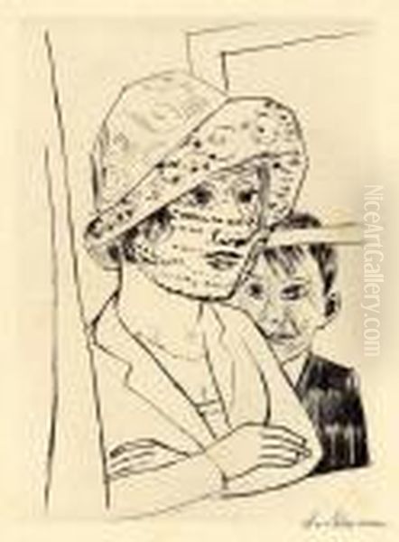 "dame Mit Knabe" - view 1
