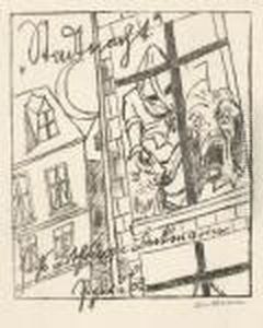 Titelblatt Zu Stadtnacht by Max Beckmann