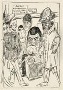 Die Bettler by Max Beckmann
