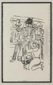 Untitled, From Mensch Ist Kein Haustier by Max Beckmann