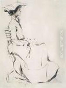 Junge Dame by Max Beckmann