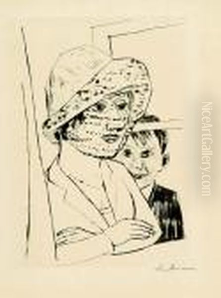 Dame Mit Knabe (minna Beckmann-tube Mit Peter Beckmann) - view 1