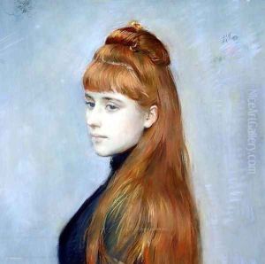 Portrait of Mademoiselle Alice Guerin (detail)