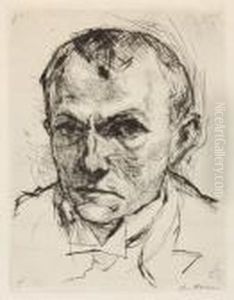 Selbstbildnis by Max Beckmann