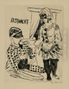 Fastnacht by Max Beckmann