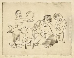 Gelage by Max Beckmann