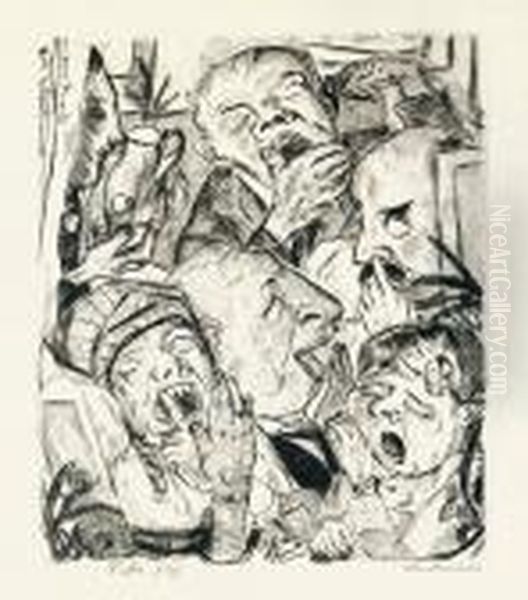 "die Gahnenden" - view 1