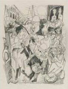 Die Strasse (the Street) (h. 141) by Max Beckmann