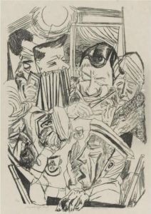 Das Patriotische Lied (the Patriotic Song) (h .147) by Max Beckmann