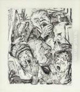 "diegahnenden" by Max Beckmann