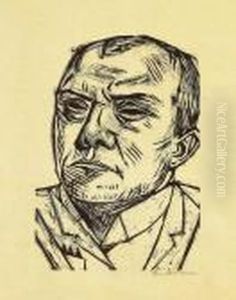 "selbstbildnis" by Max Beckmann