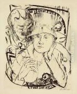 "theaterloge" by Max Beckmann